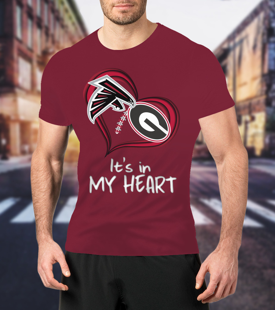 Falcons Bulldogs It's In My Heart T-Shirt