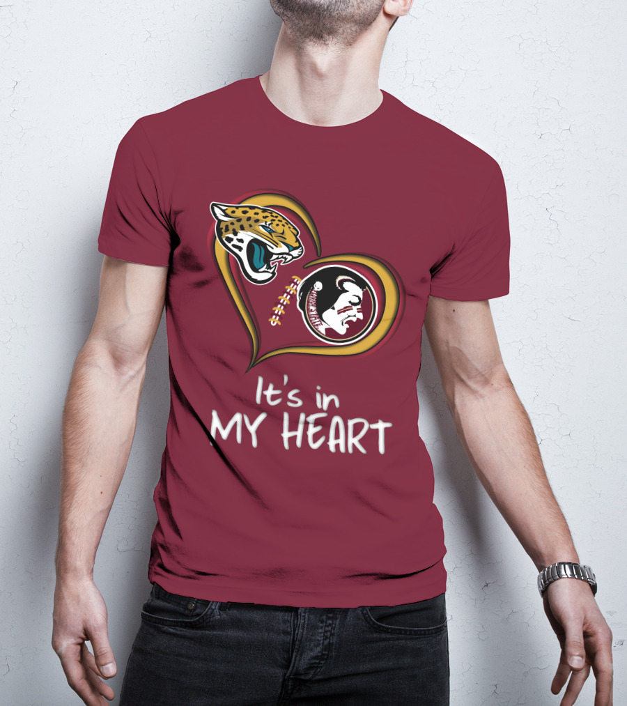 Jaguars Seminoles It's In My Heart T-Shirt