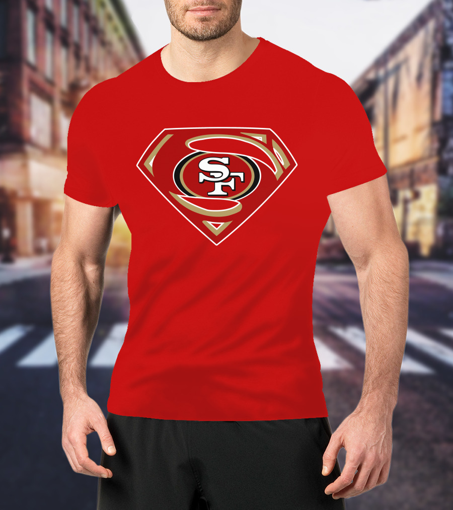 Sf 49ers Superhero T-Shirt