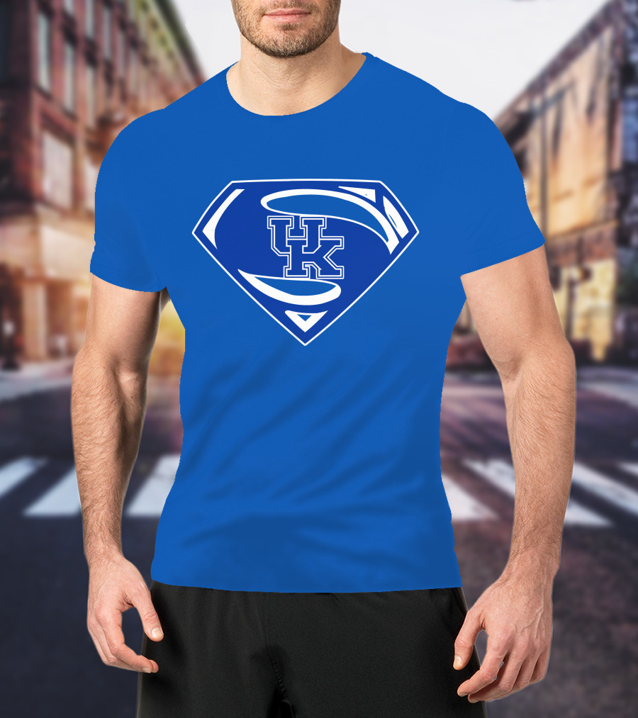 UK Superman Sports Logo Kentucky T-Shirt