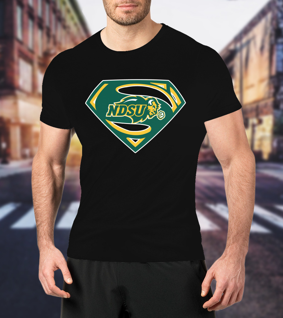 NDSU Bison Superman Shield T-Shirt