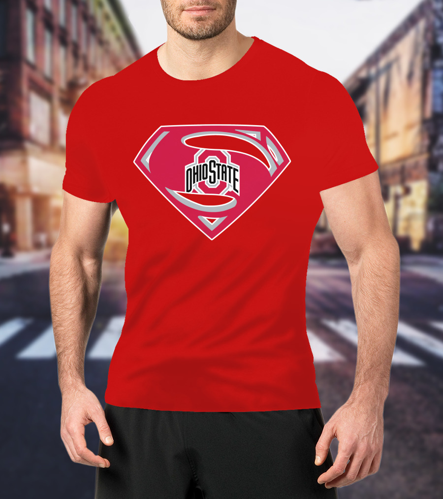 Ohio State Logo Red Shield T-Shirt