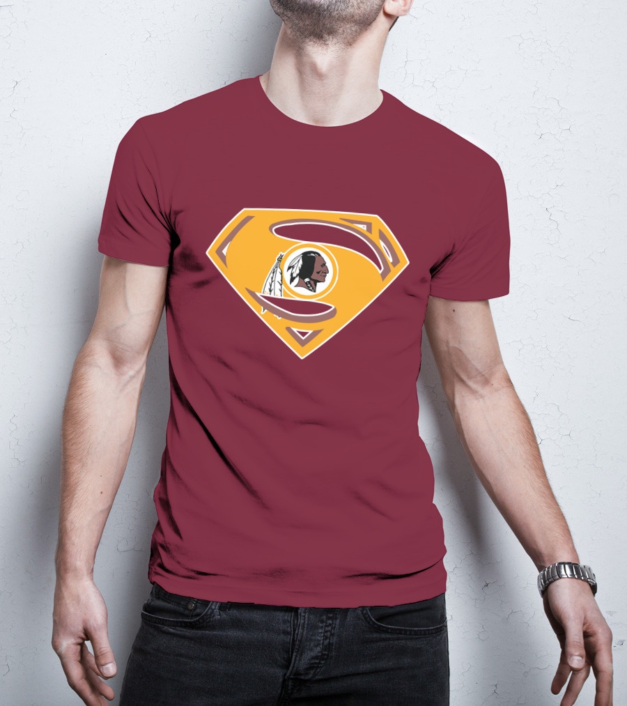 Redskins Superman Logo Mashup T-Shirt