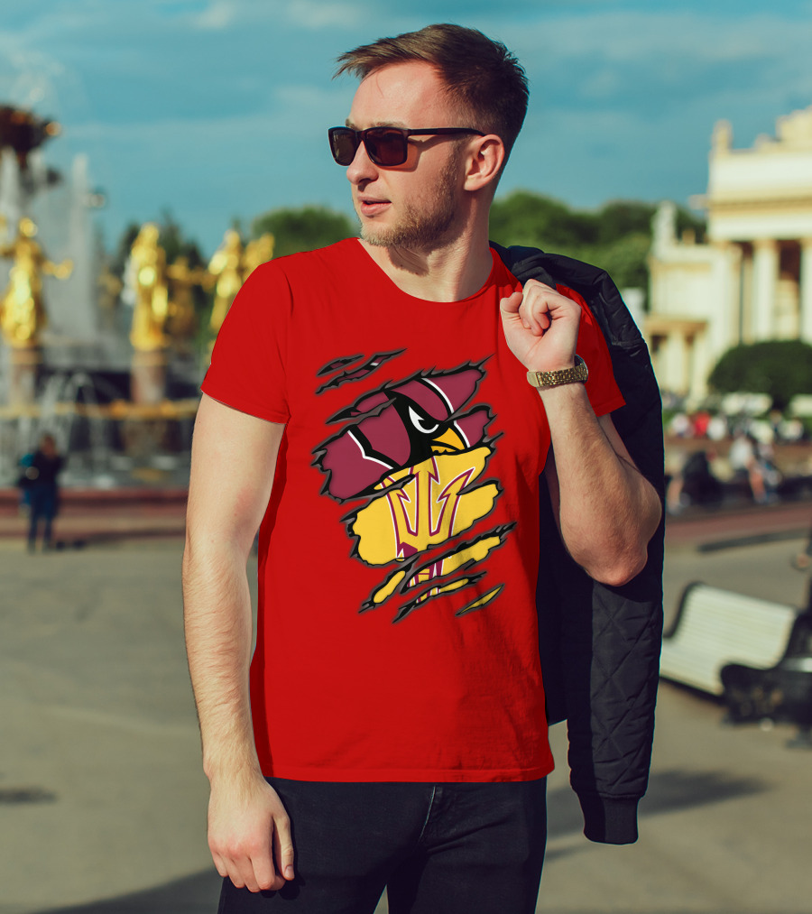 Arizona Cardinals State Sun Devils Fusion T-Shirt