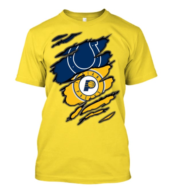 Indianapolis Colts Pacers Logos Collaboration T-Shirt