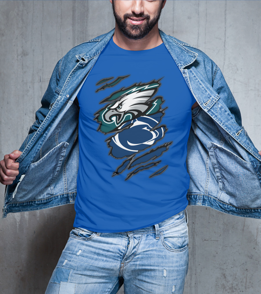 Eagles Penn State Logo Claw T-Shirt
