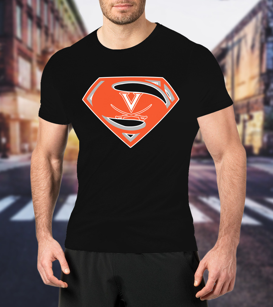 Superman Virginia Cavaliers T-Shirt