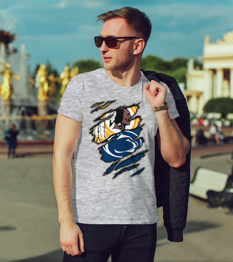 Redskins Penn State Fan Crossover Claw T-Shirt
