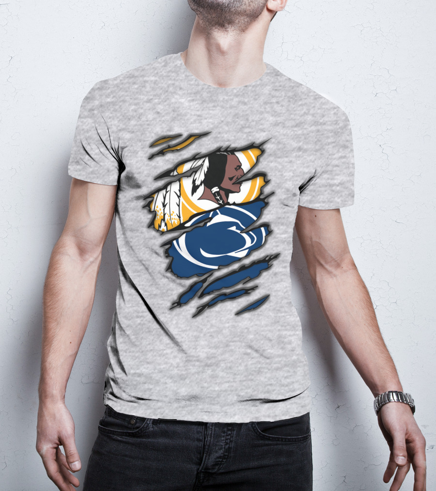 Redskins Penn State Fan Crossover Claw T-Shirt