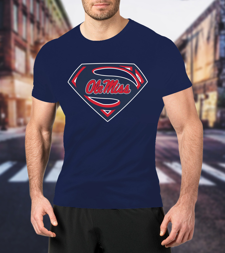 Ole Miss Superman S T-Shirt