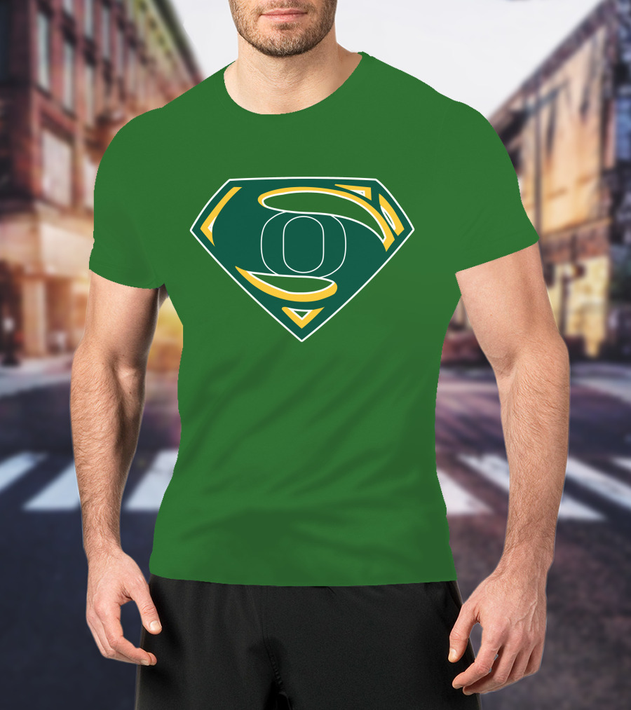 Superman Logo Oregon Ducks Color T-Shirt