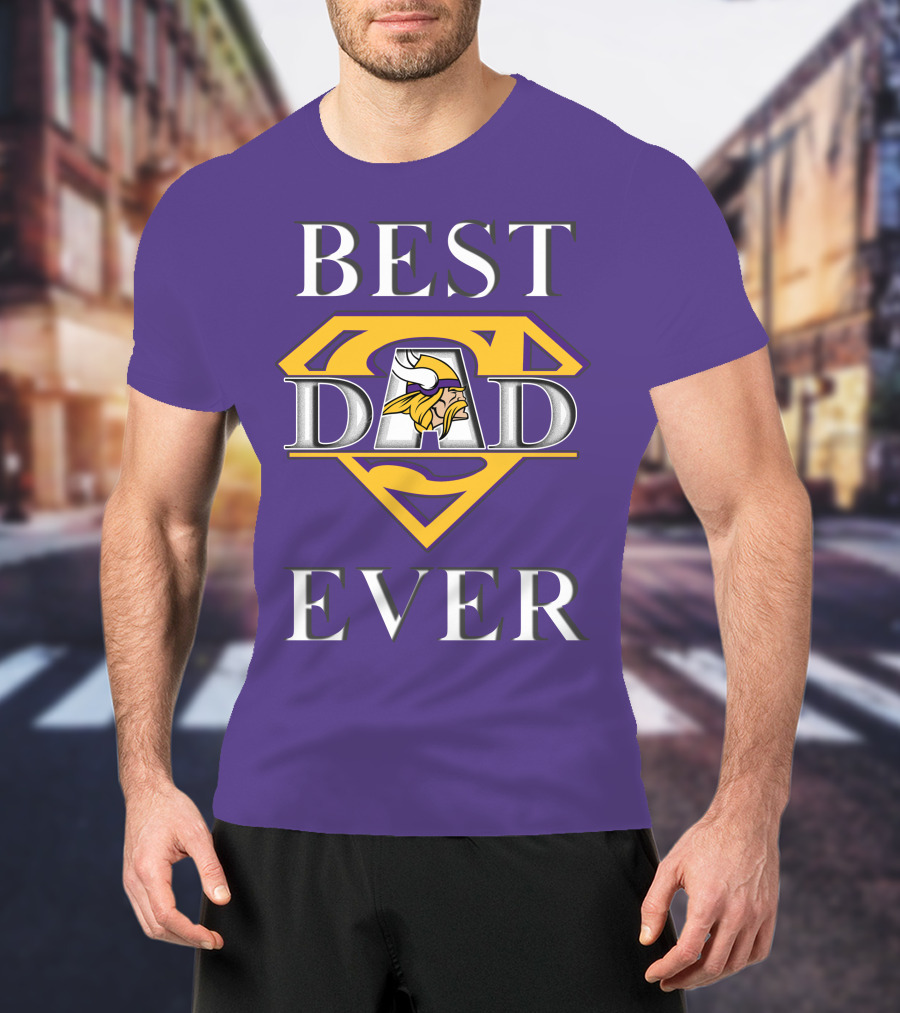 Best Dad Ever Vikings Super T-Shirt