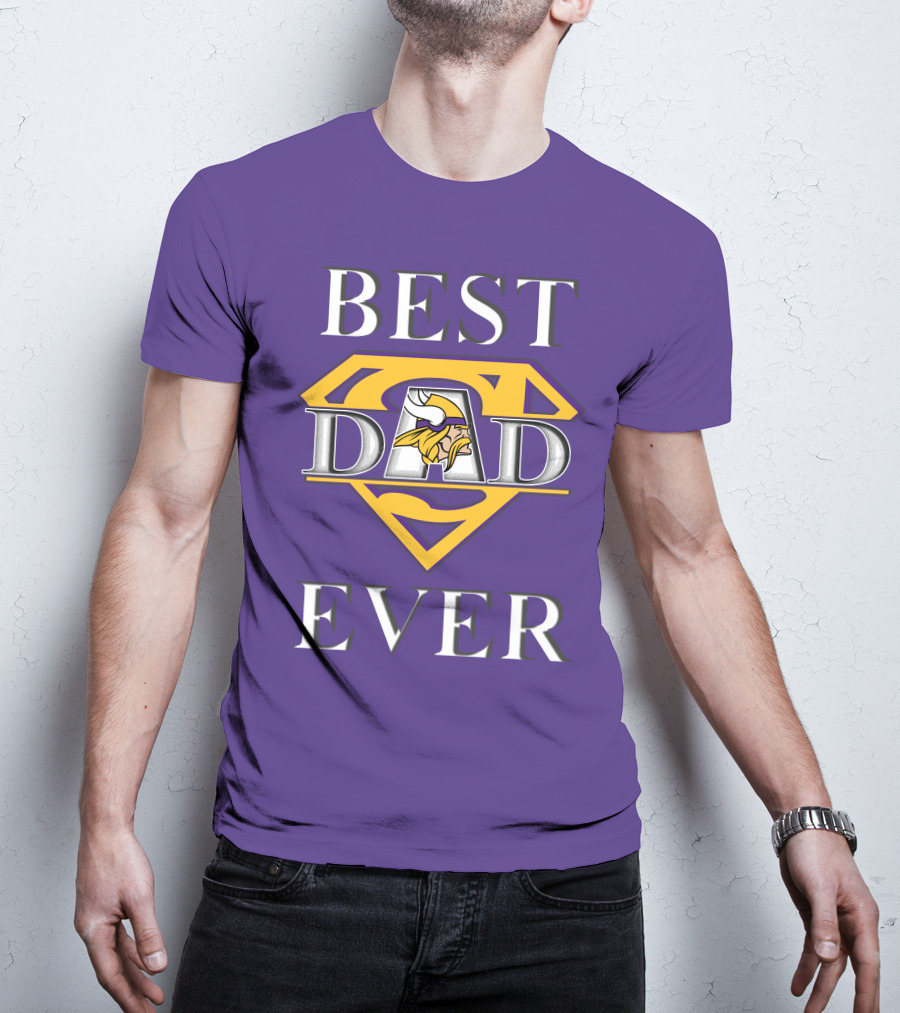 Best Dad Ever Vikings Super T-Shirt