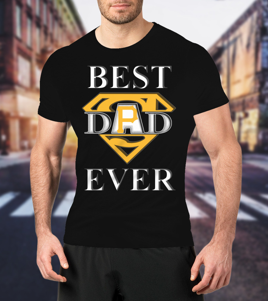 Best Dad Ever Pirates Superman T-Shirt
