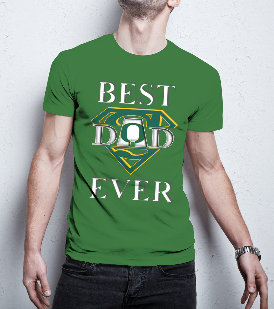 Best Dad Ever Oregon Ducks Super Dad T-Shirt