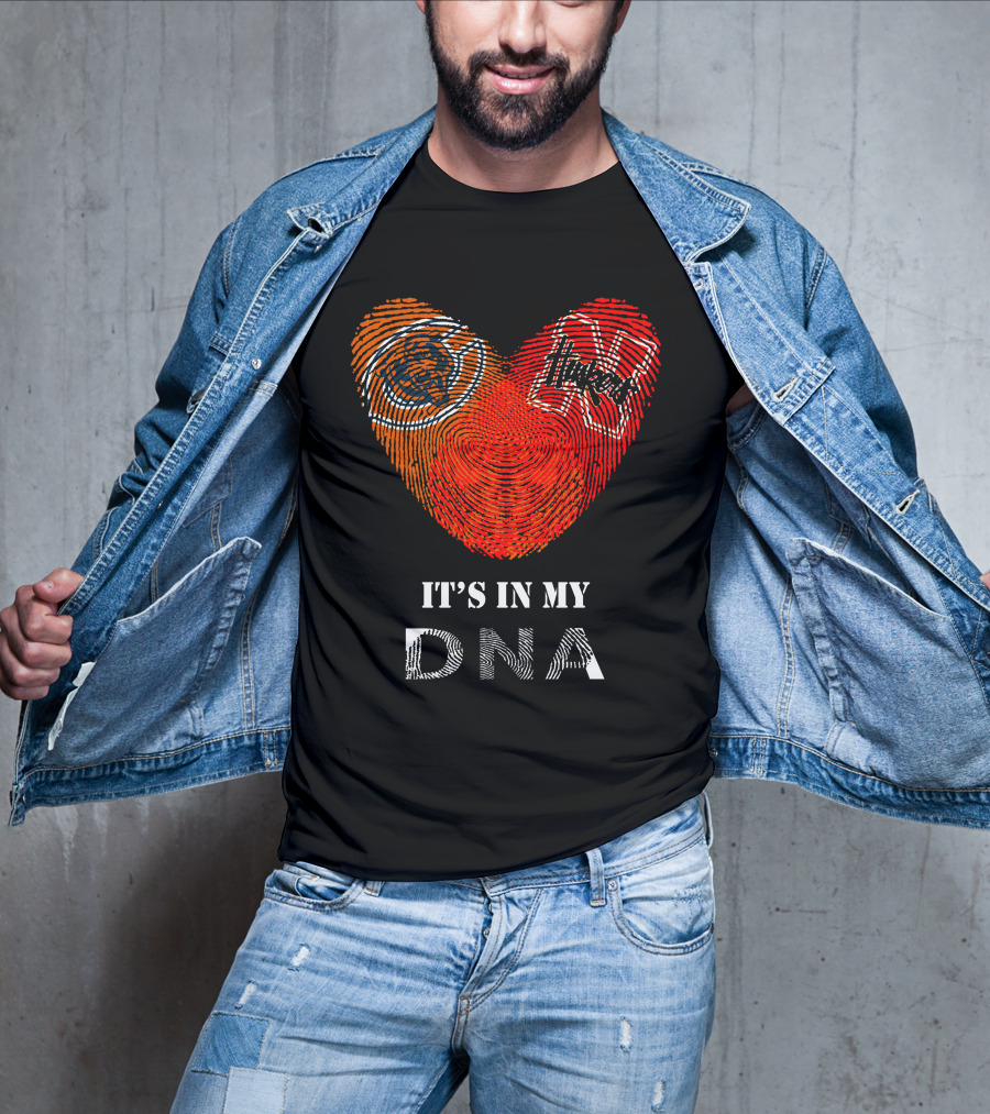 Chicago Bears Nebraska Huskers It's In My DNA T-Shirt