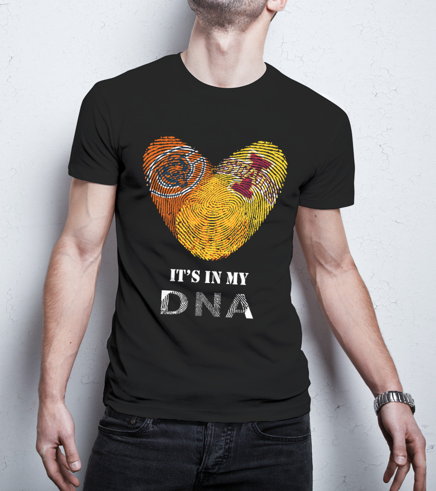 Chicago Bears Iowa State Cyclones Fan Dna T-Shirt