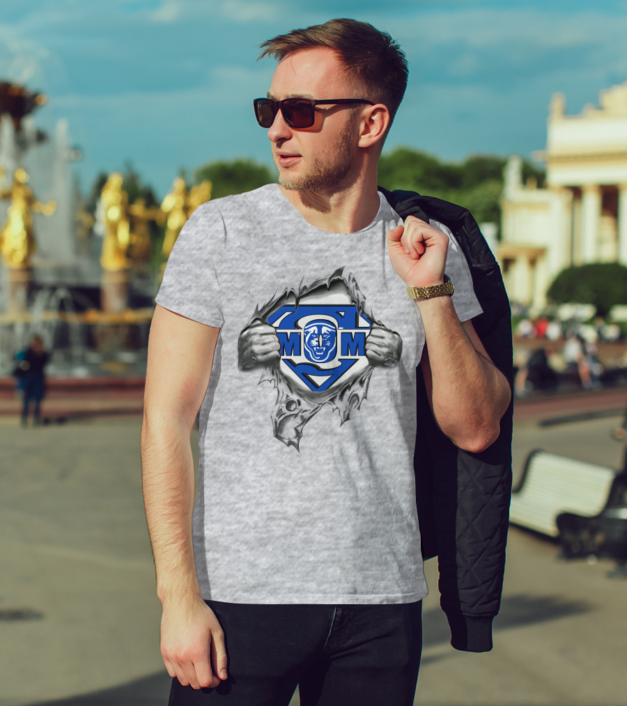 Georgia State Panthers Super Mom Panther Crest T-Shirt