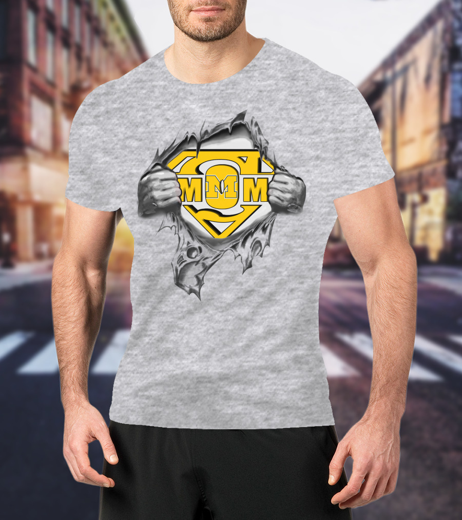 Michigan Super M University Mom T-Shirt