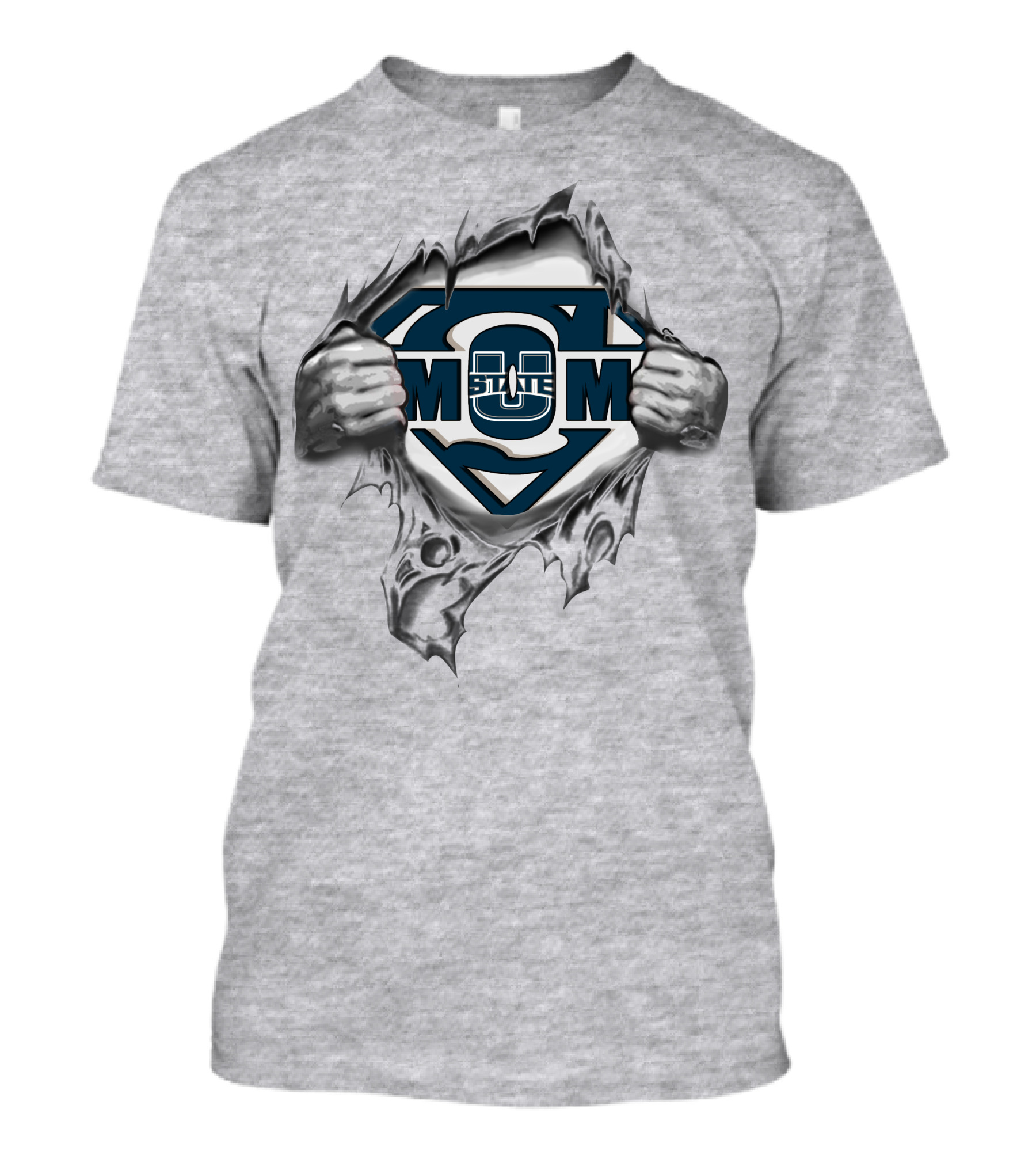 Utah State Aggies Super Mom Logo Tear Away T-Shirt