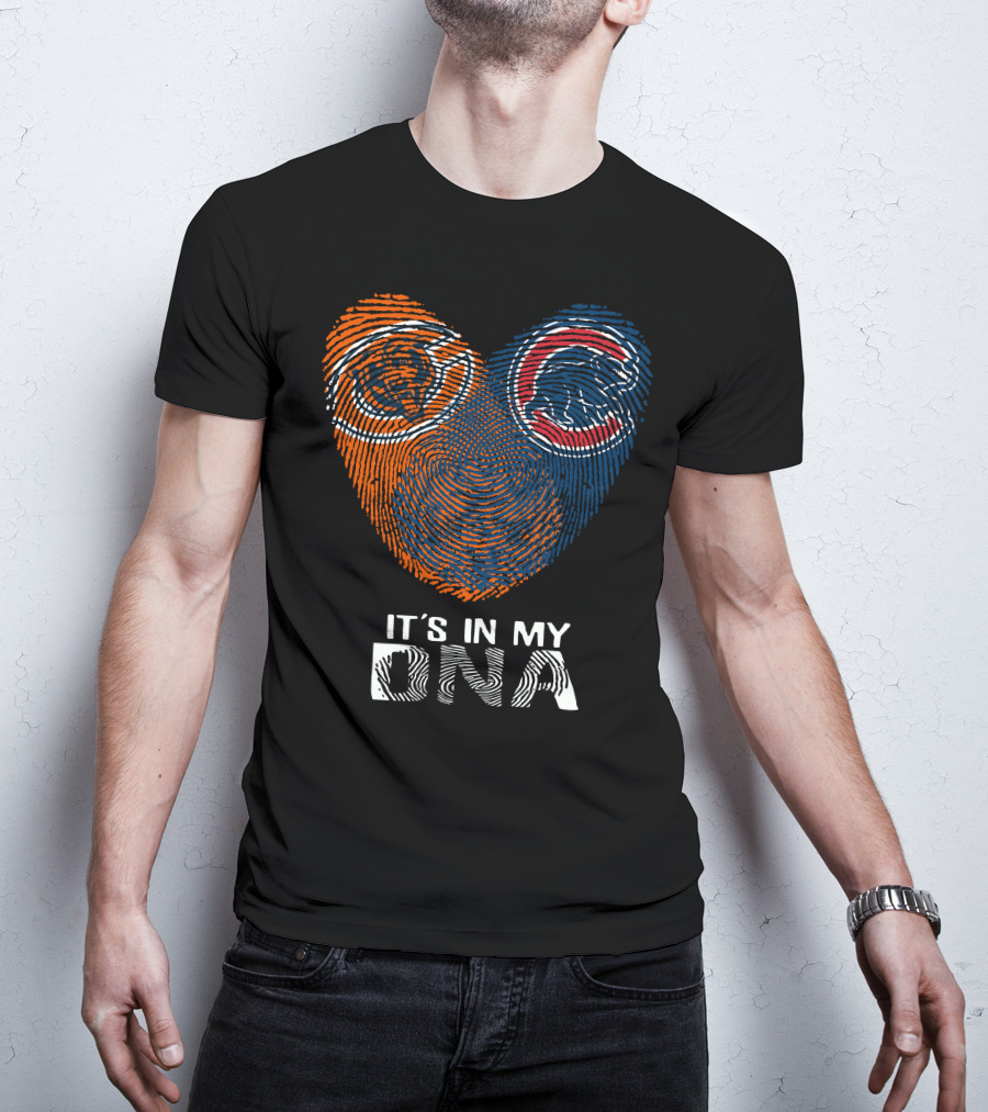 Bears Cubs Logos It's In My DNA T-Shirt