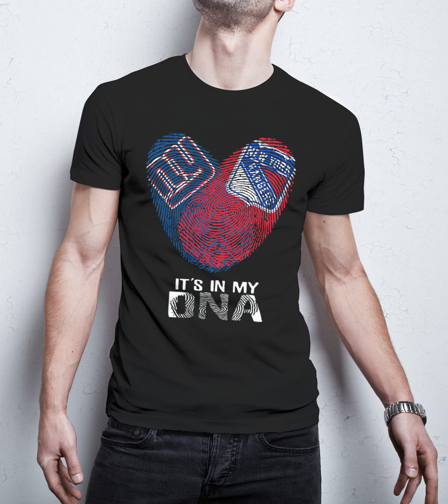 New York Giants Rangers It's In My Dna T-Shirt