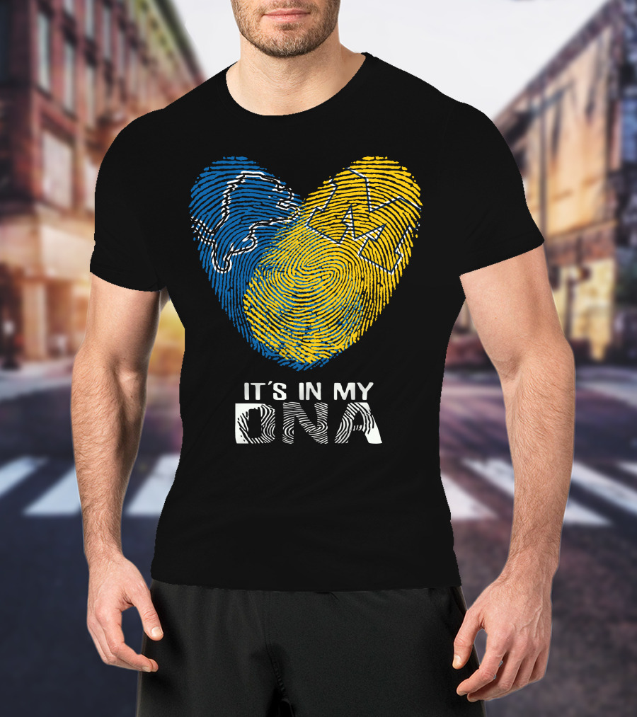 Lions Michigan M It's In My DNA T-Shirt