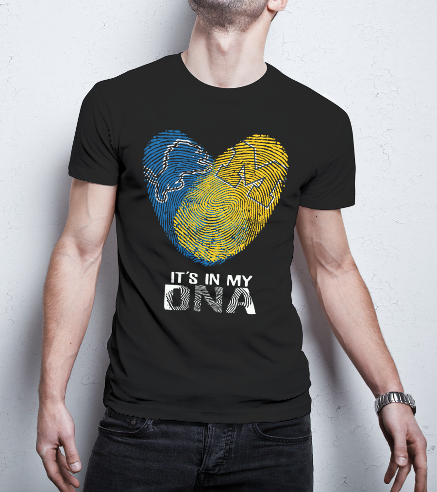 Lions Michigan M It's In My DNA T-Shirt
