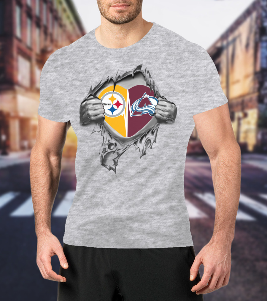 Steelers Avalanche Heart Full Of Passion T-Shirt