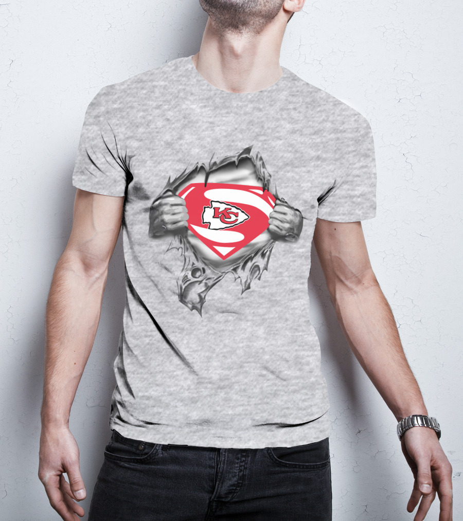 Kansas City Chiefs Superman Symbol T-Shirt