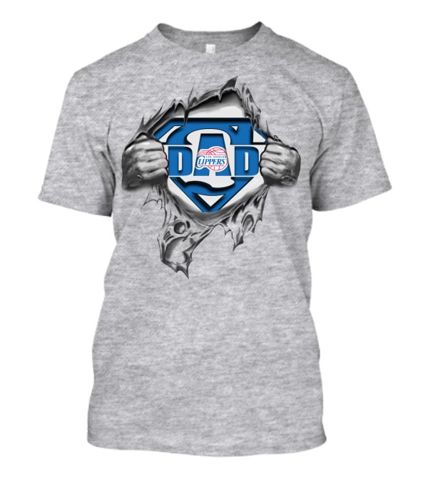 Clippers Super Dad Hero T-Shirt