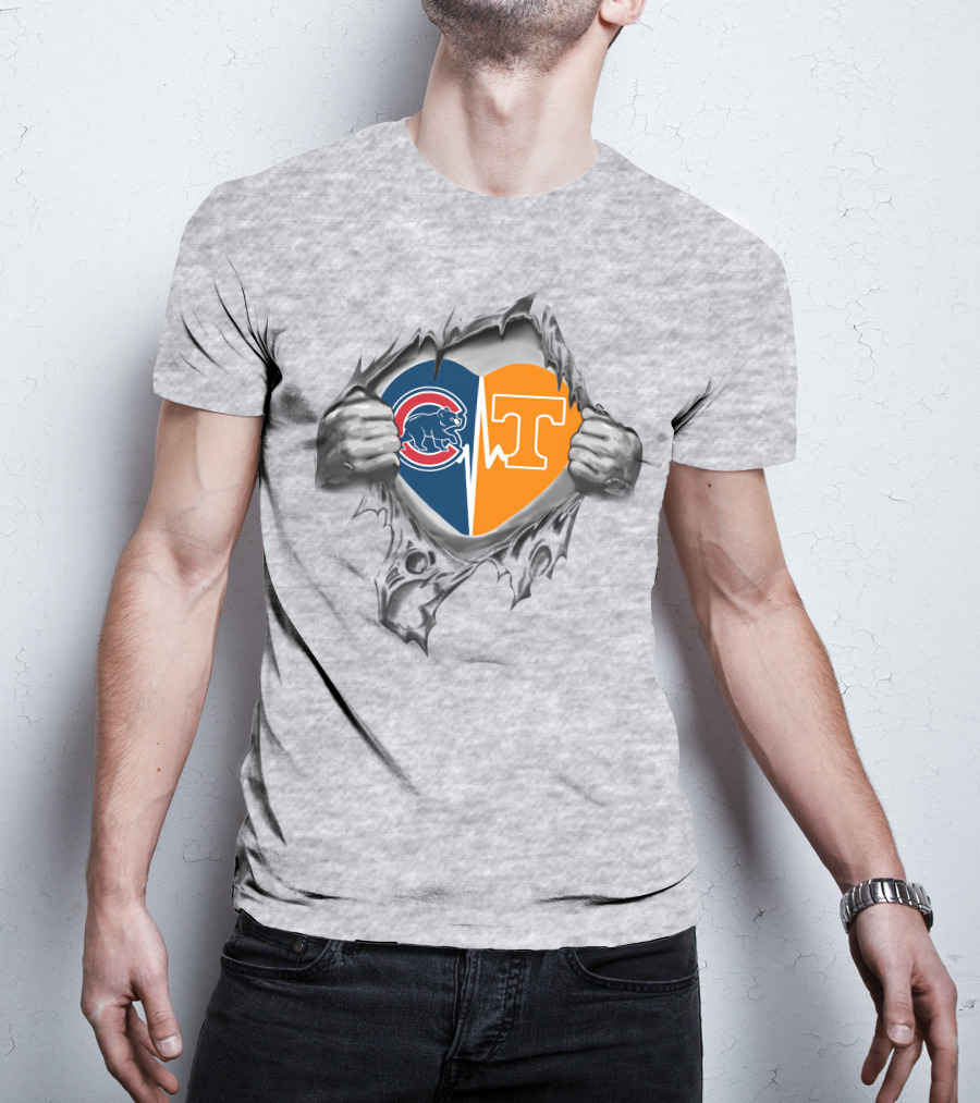 Cubs Tennessee Heartbeat Logo Integration T-Shirt