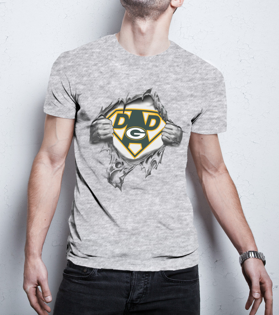 Packers Super Dad G Logo Dad Shield T-Shirt