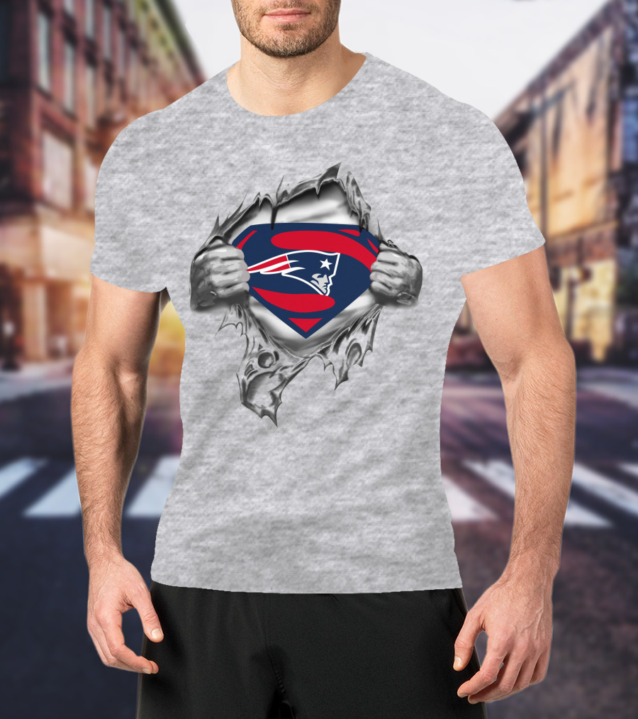 Patriots Logo Superhero Emblem Fusion T-Shirt