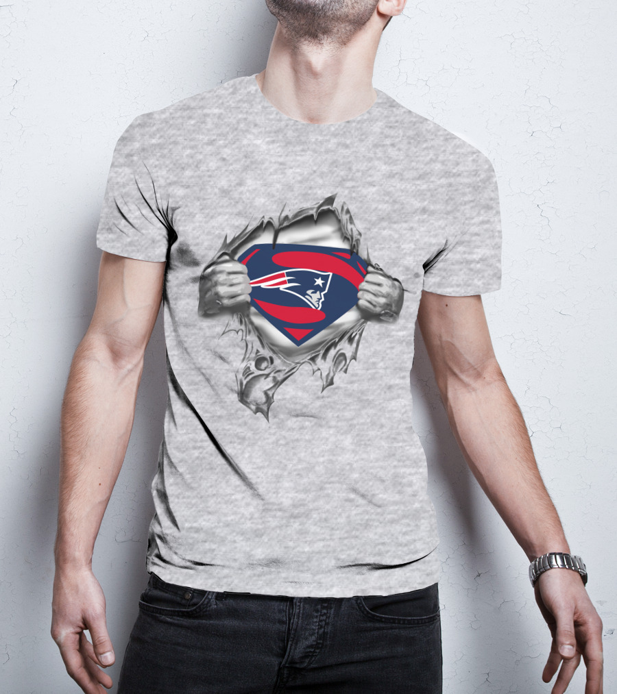Patriots Logo Superhero Emblem Fusion T-Shirt