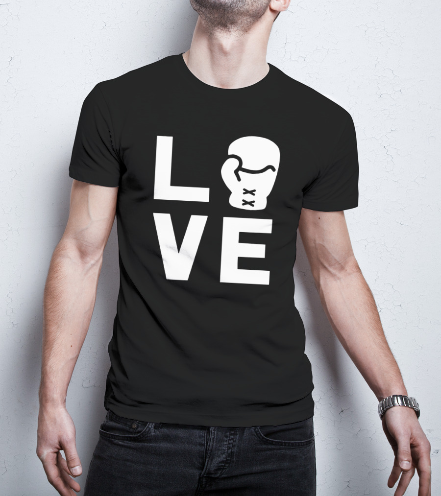Love Boxing Glove Cool Boxer Iconic Sports T-Shirt