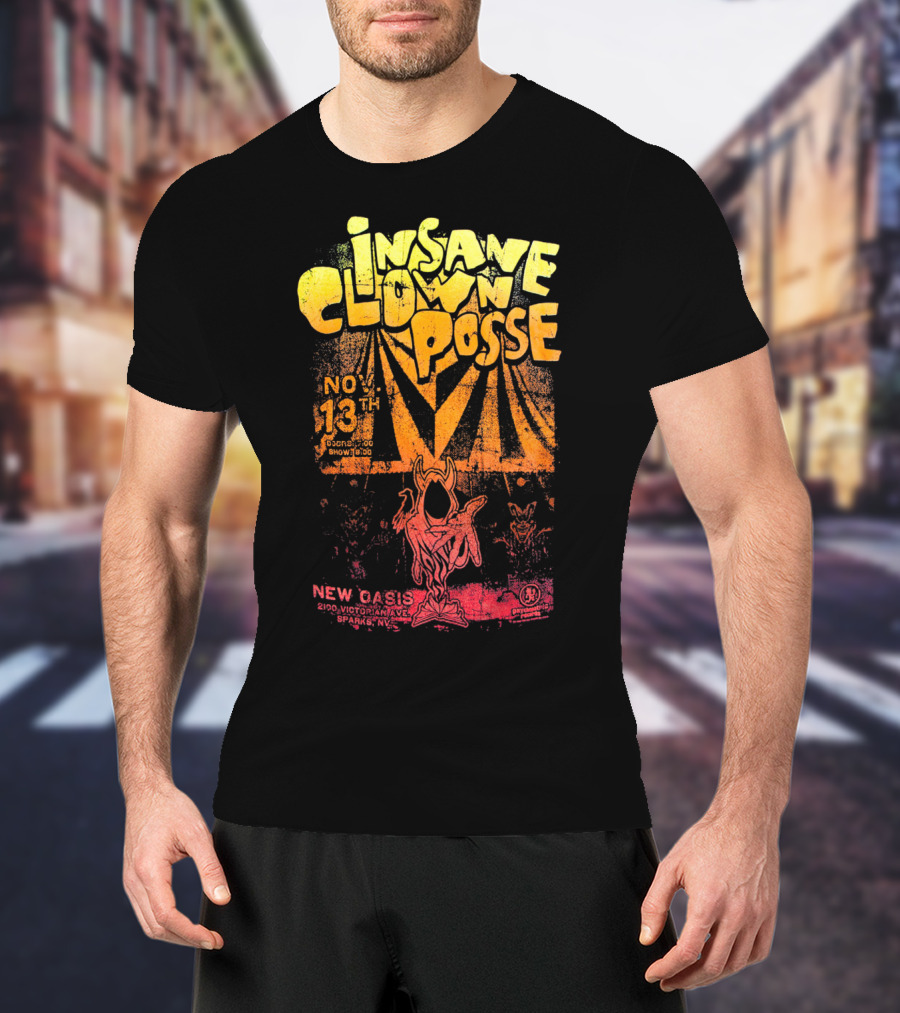 Insane Clown Posse No. 13Th Concert Show New Oasis Sparks Nv T-Shirt