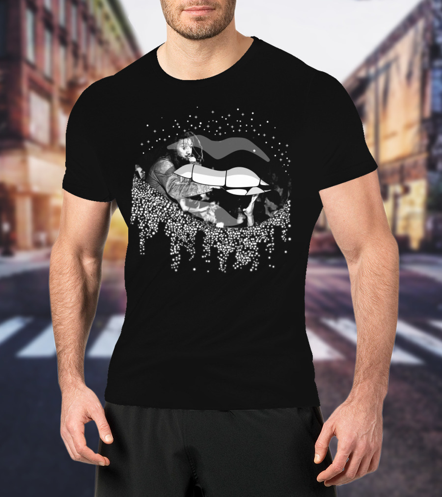 Bad Brains Monochrome Lips Concert T-Shirt