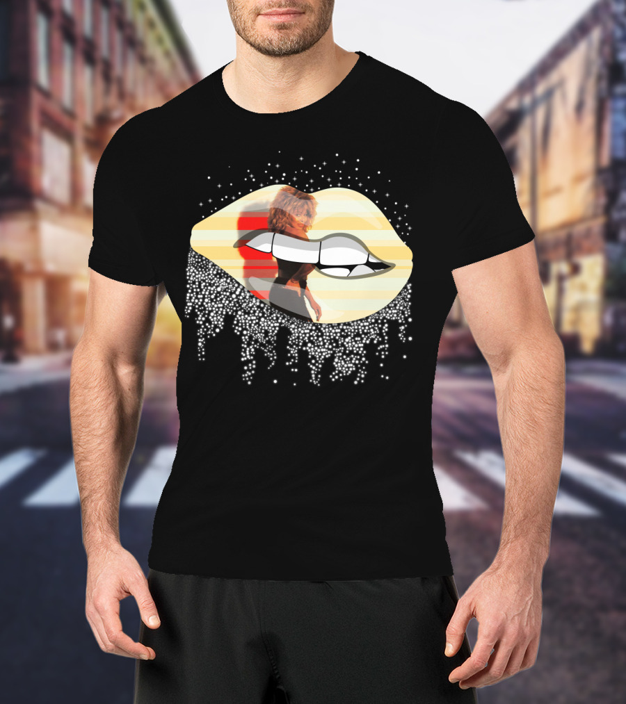 Tina Turner Lips Iconic Performance T-Shirt