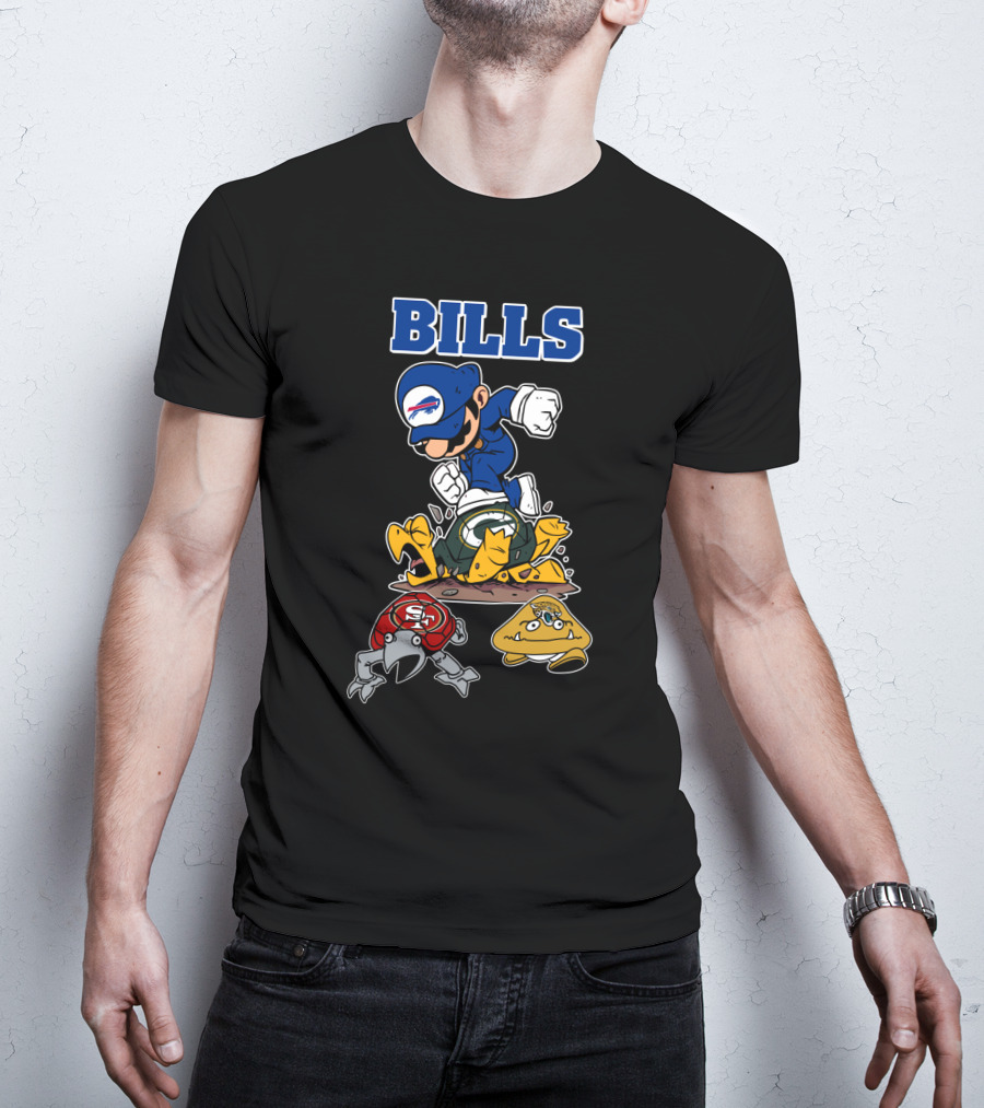 Bills Buffalo Parody Character Football Rivalry Icons T-Shirt