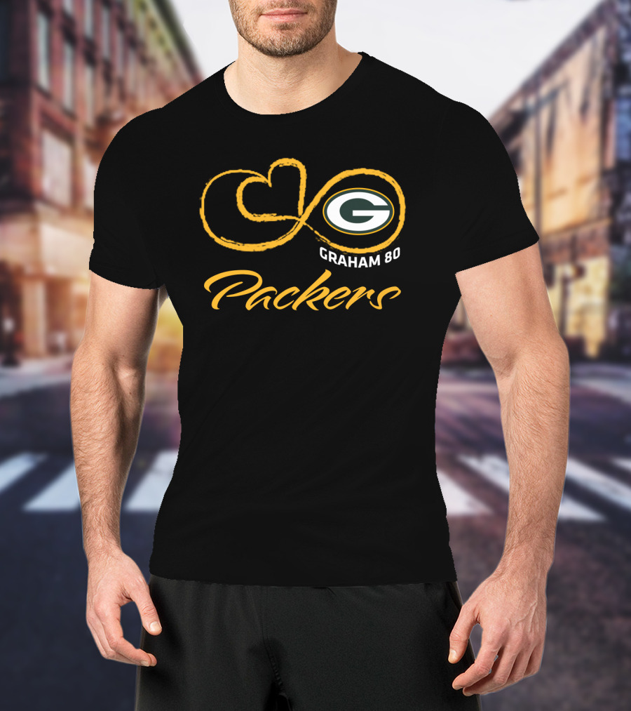 Graham 80 Green Bay Packers Infinity T-Shirt