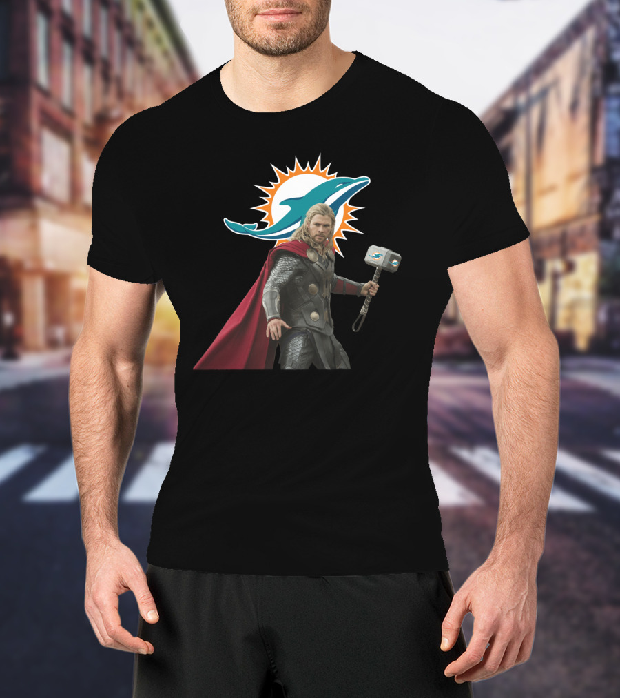 Miami Dolphins Thor Crossover T-Shirt