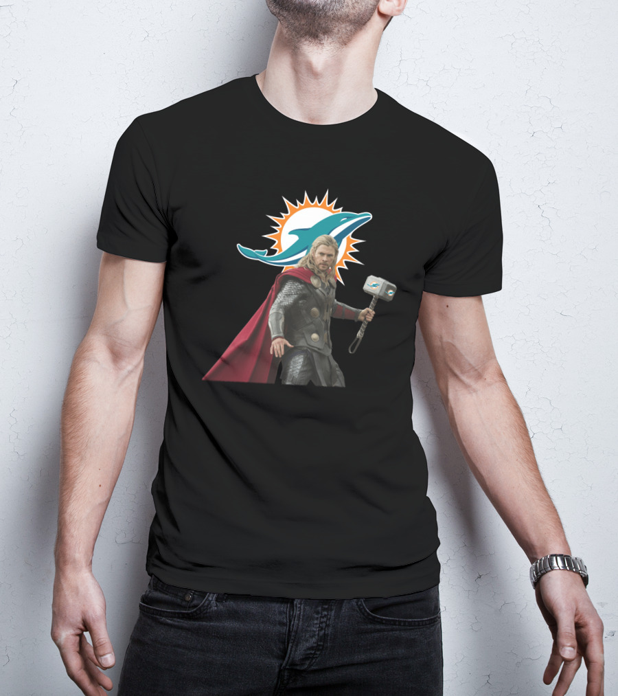 Miami Dolphins Thor Crossover T-Shirt