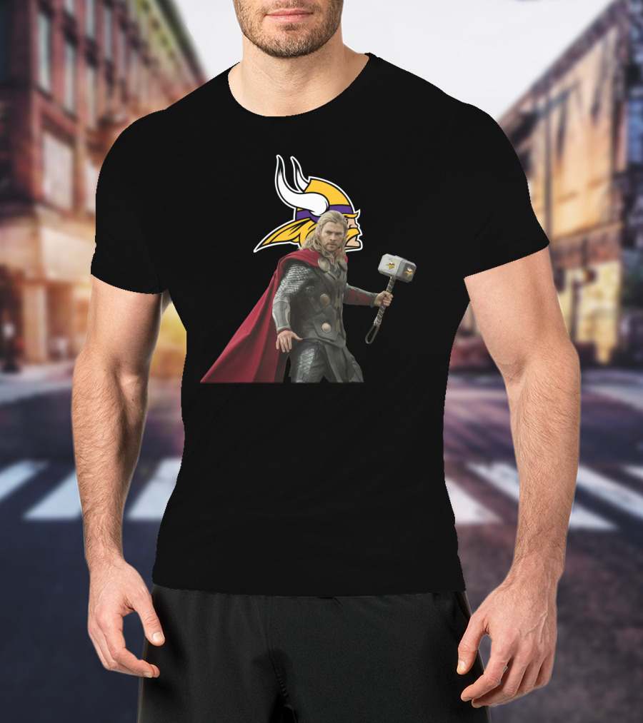 Minnesota Vikings Thor Mashup T-Shirt