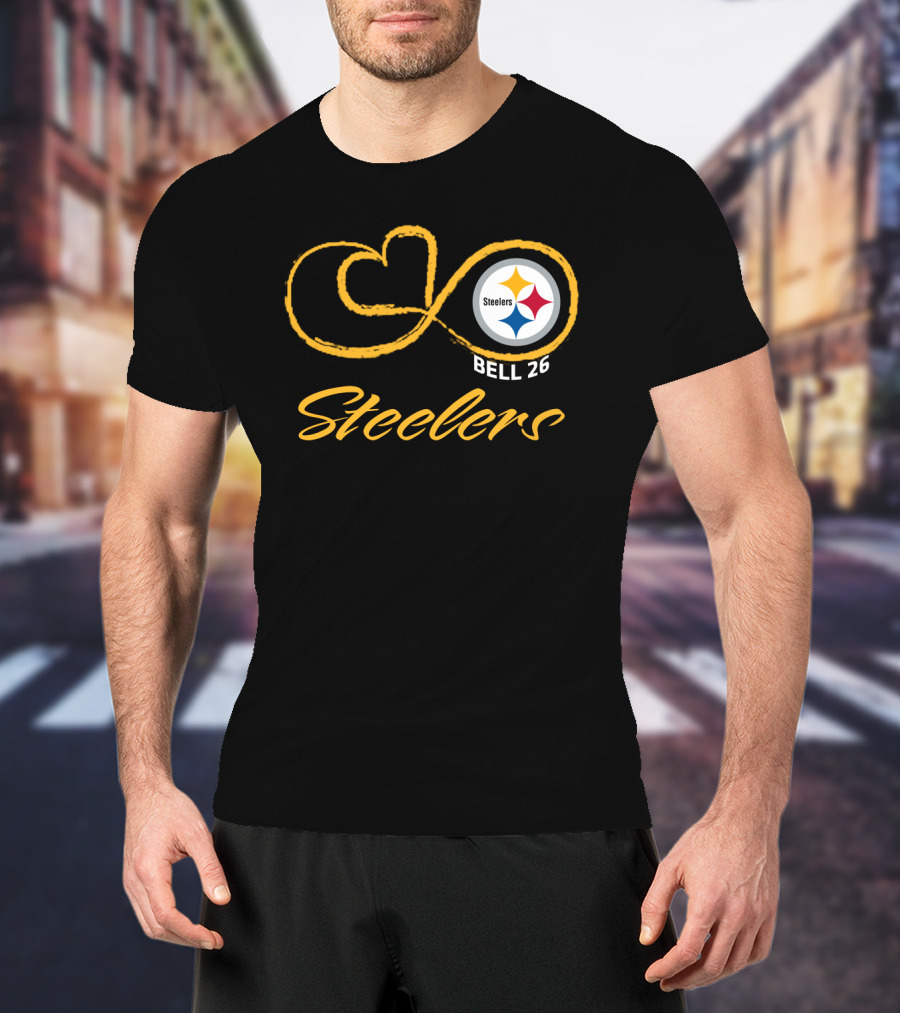 Steelers Bell 26 Infinity Pittsburgh T-Shirt