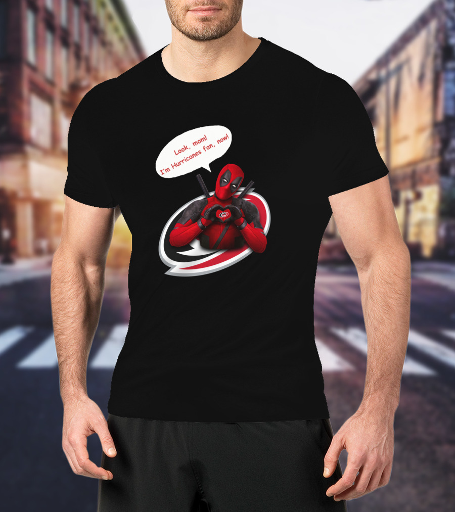 Carolina Hurricanes Look Mom I'm Hurricanes Fan Now T-Shirt