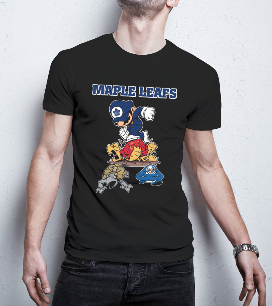 Maple Leafs Super Character Battle Hockey Fun T-Shirt