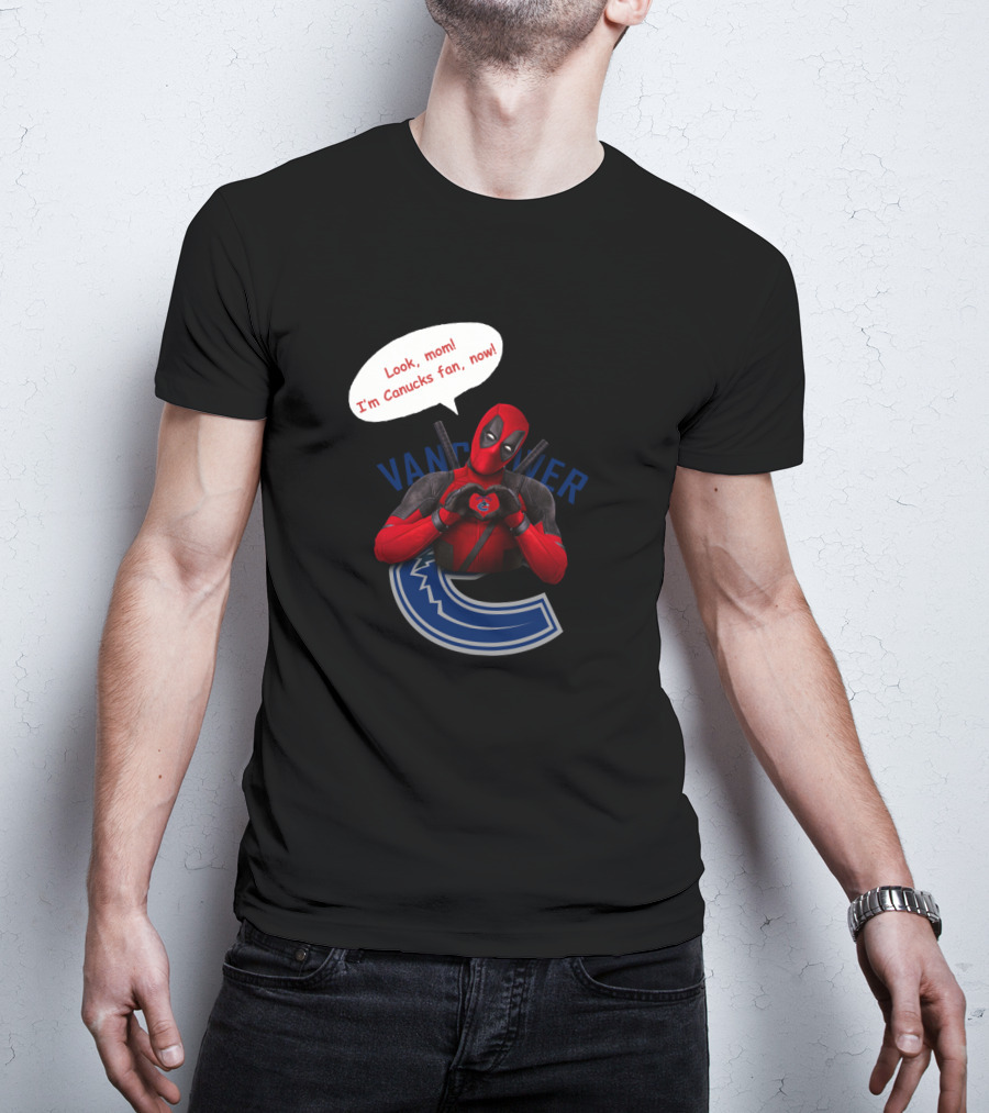 Vancouver Canucks Fan Comic Character T-Shirt