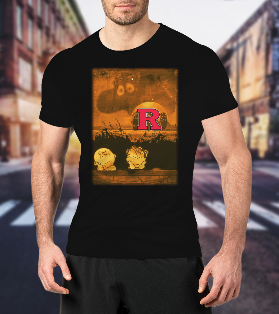 Rutgers Football Halloween Peanuts Great Pumpkin T-Shirt
