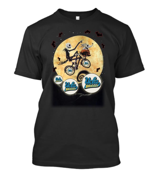 Ucla Bruins Football Halloween Moon Jack Skellington Zero T-Shirt